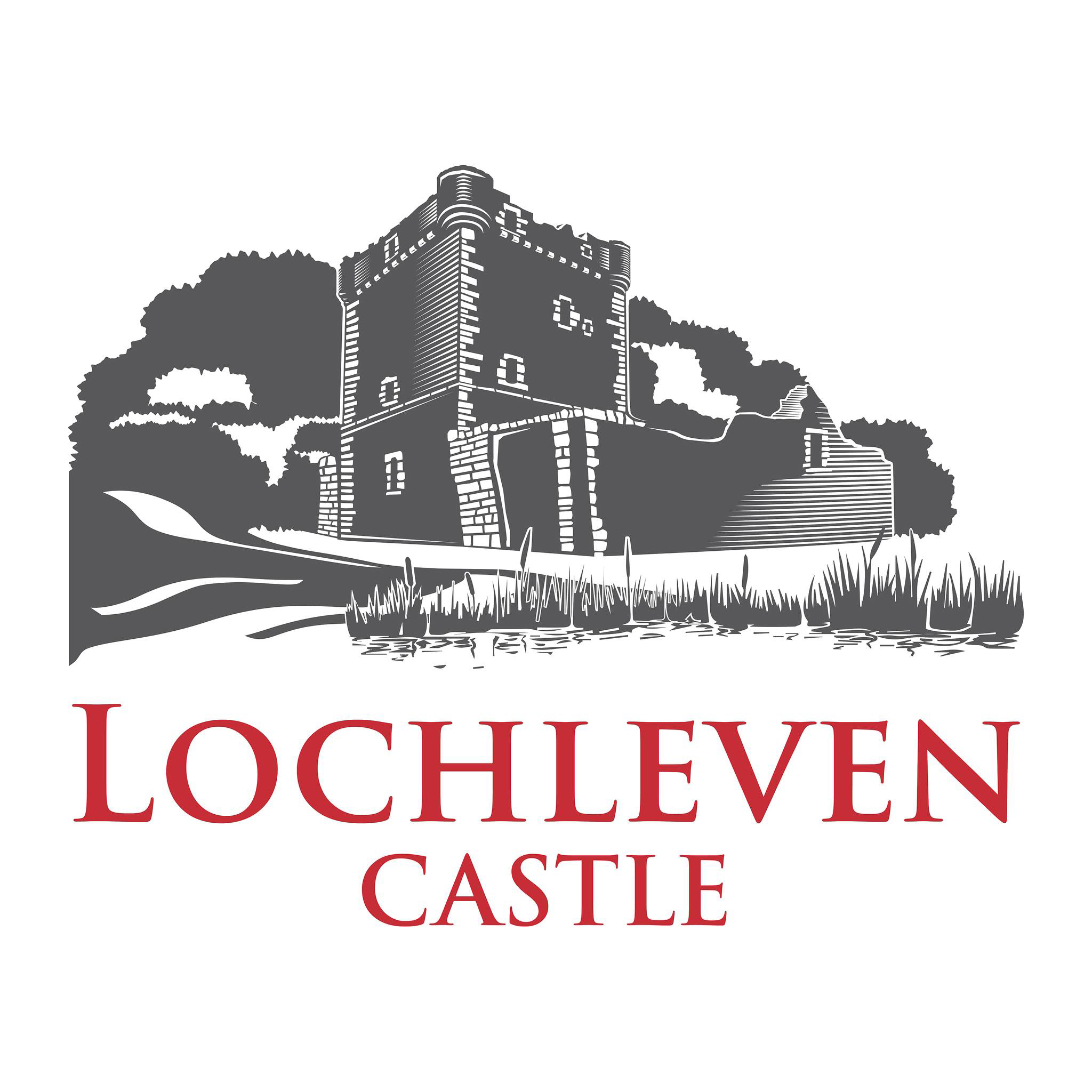 Lochleven Castle Illustration example Graphic Design West Lothian
